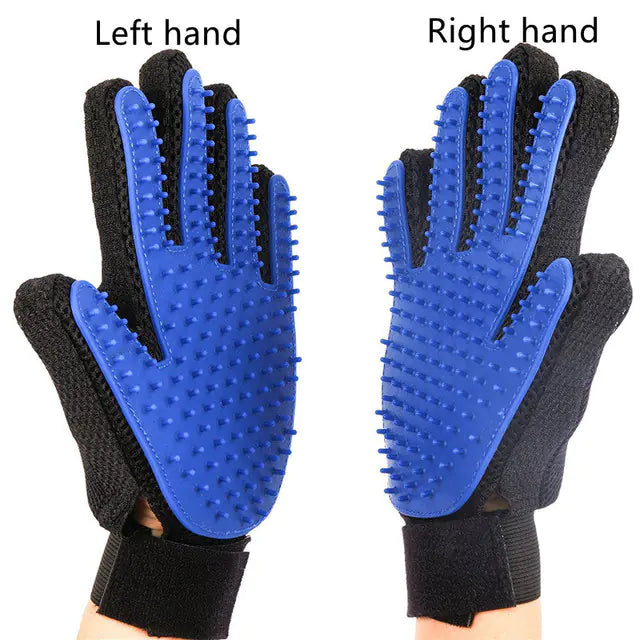 Eco-Silicone Pet Grooming Gloves