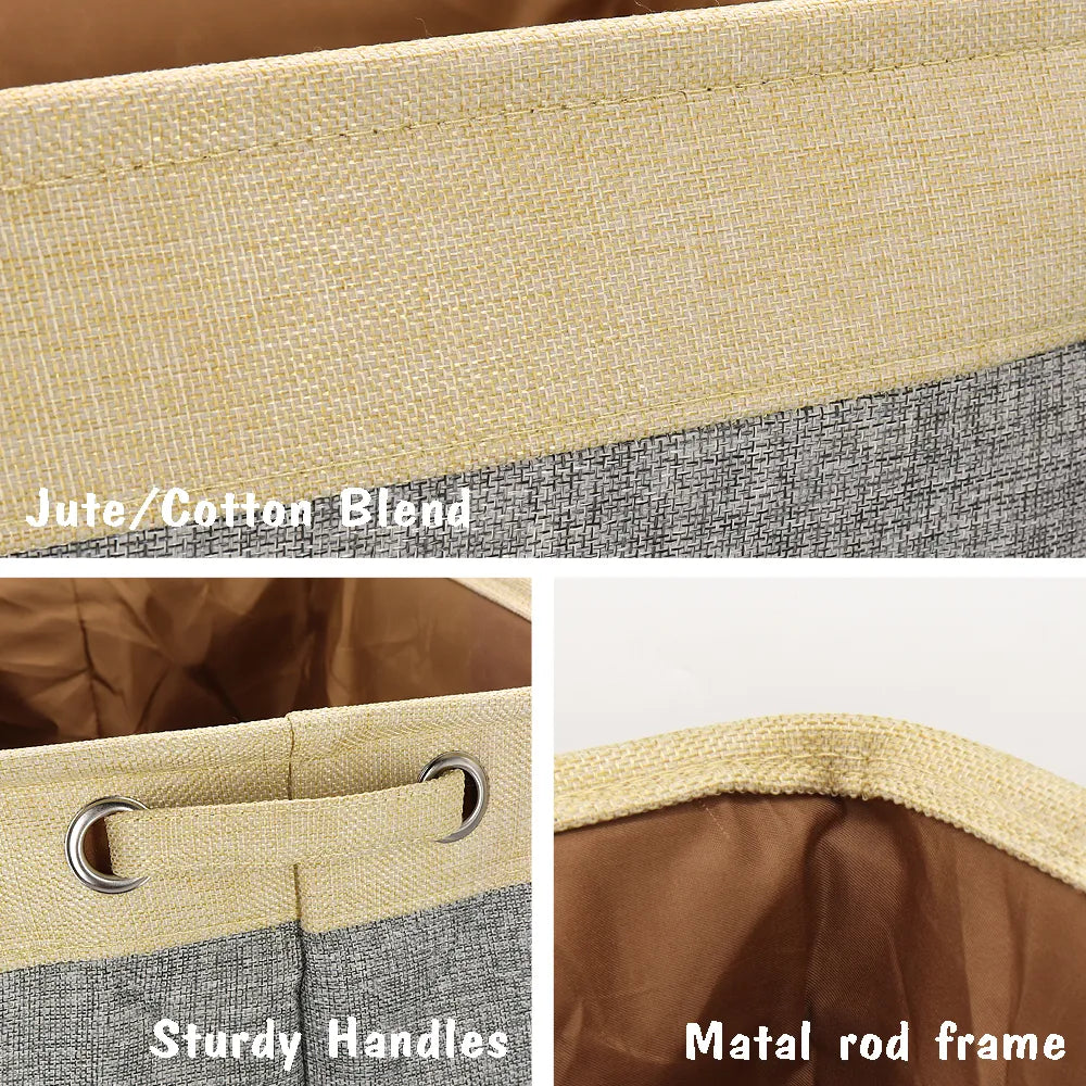 Dog Toy Storage Basket Bag Foldable