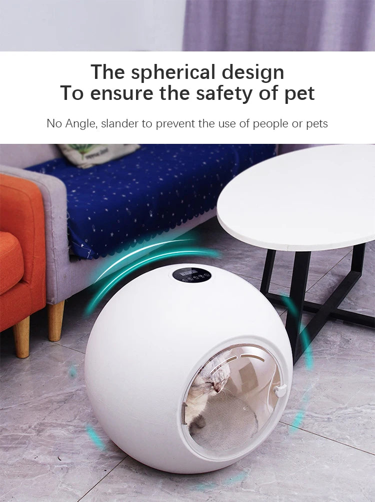 Pet Hair Dryer Pet Cabinet UV Light Time Control Safe Protection