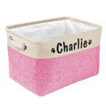 Dog Toy Storage Basket Bag Foldable