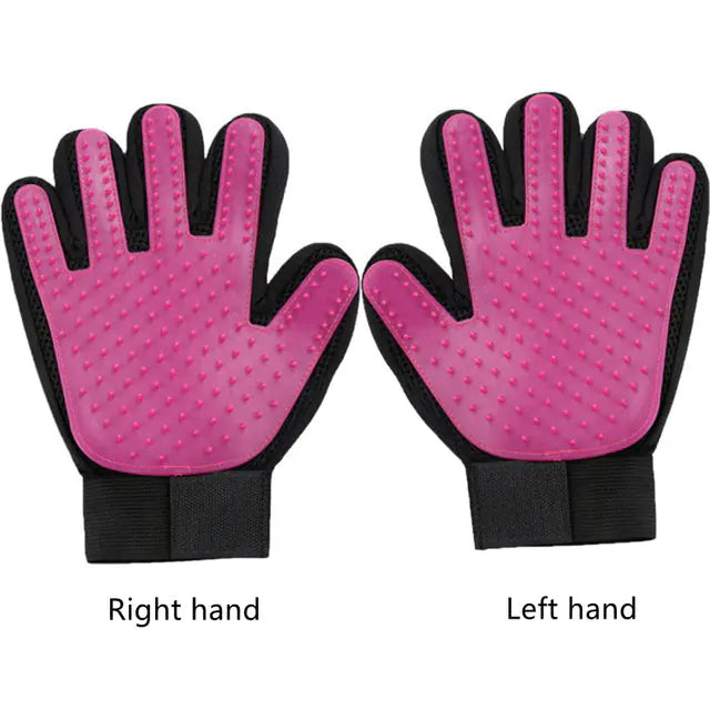 Eco-Silicone Pet Grooming Gloves