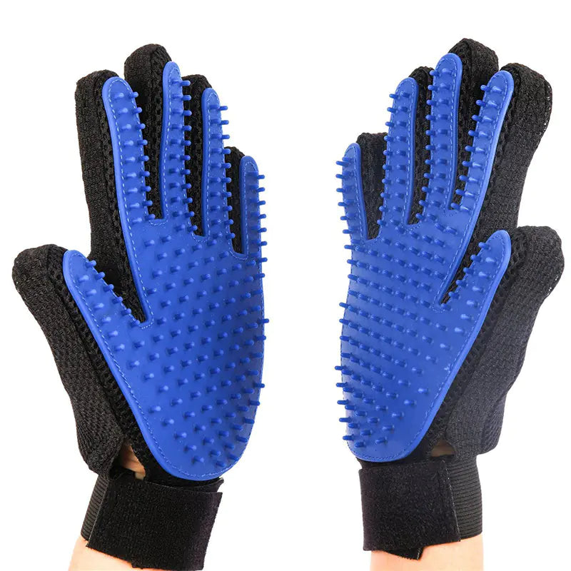 Eco-Silicone Pet Grooming Gloves