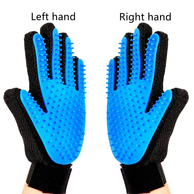 Eco-Silicone Pet Grooming Gloves